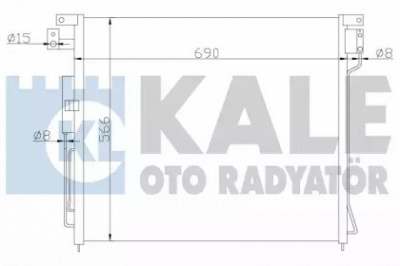 KALE OTO RADYATOR 393200 -  Конденсатор, кондиционер